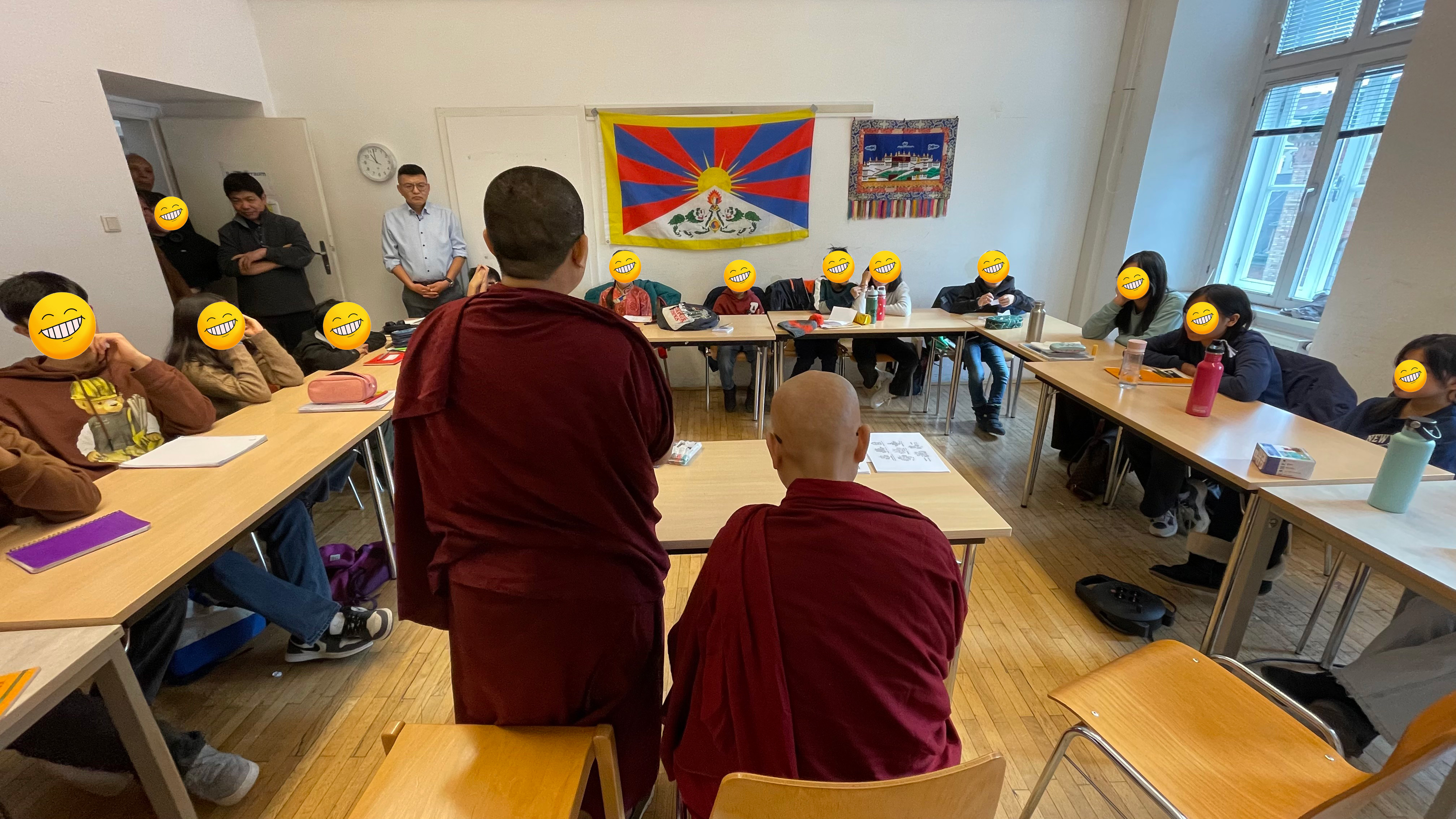 Unterricht für tibetische Kinder