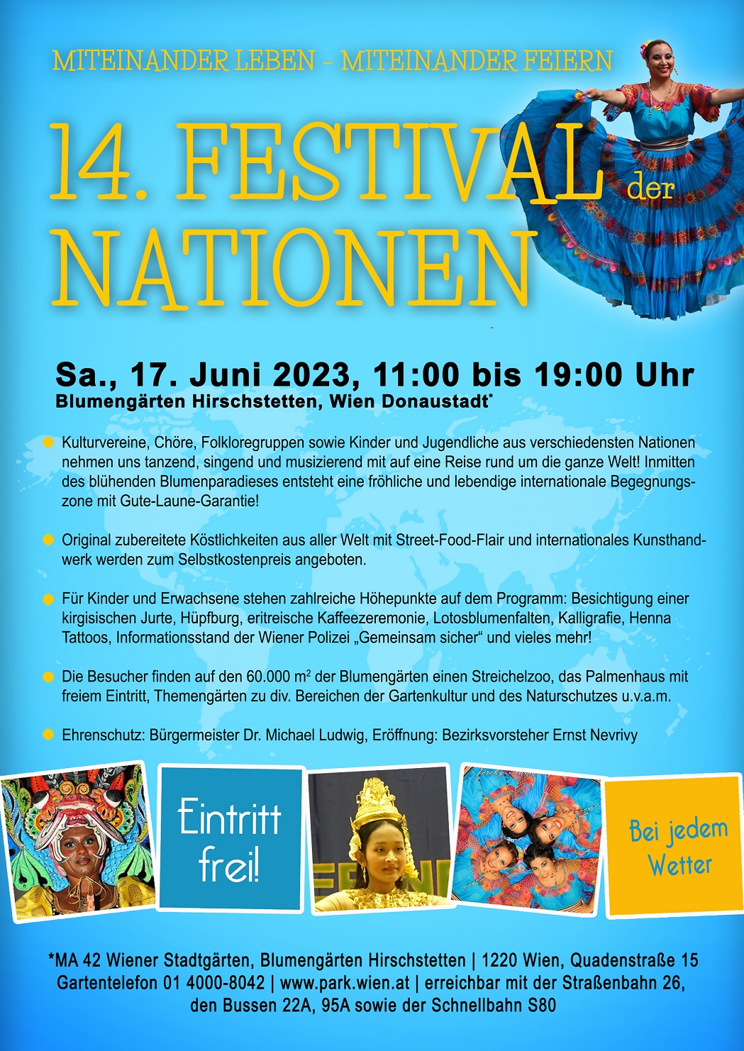 Plakat - Festival der Nationen