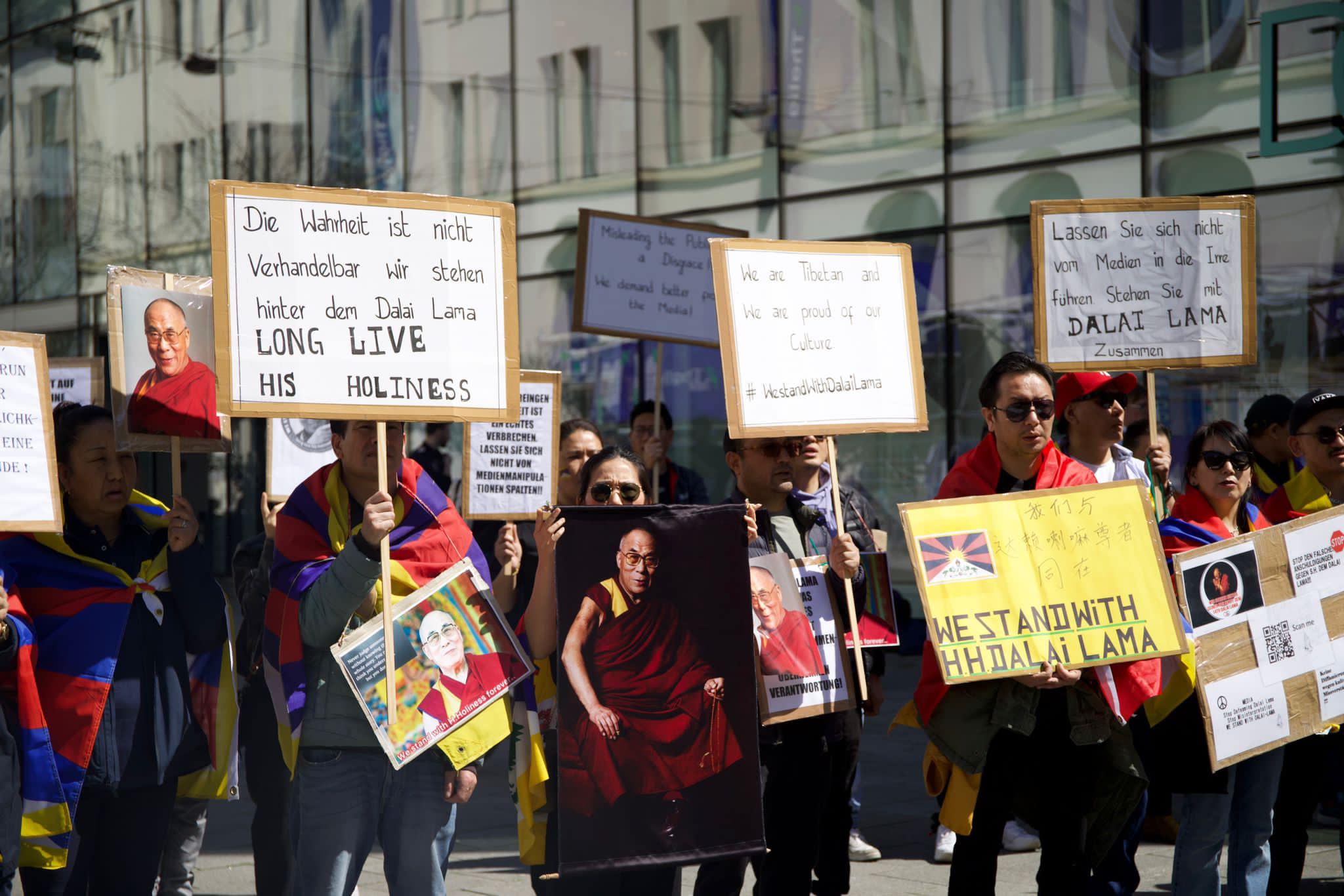 Solidaridätskundgebung der Tibeter in Linz